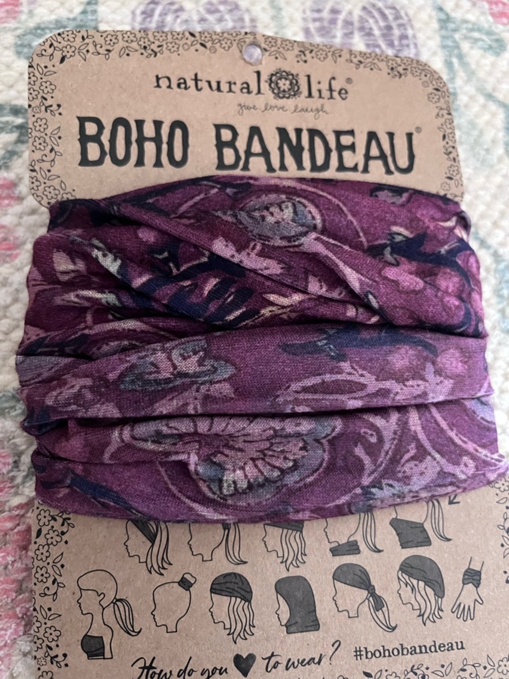 Natural Life Full-size Boho Bandeau Headband - Picture 11 of 14